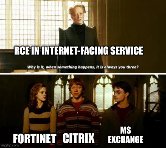 cyb3rops's tweet photo. Why is it always you? #Fortinet https://t.co/fqZCGN1d7G