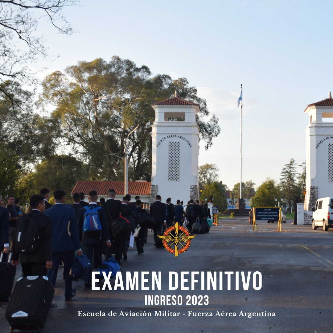 EAviacionMil's tweet photo. En las últimas semanas candidatos de todo el país fueron convocados para el #ExamenDefinitivo en la #EAM, como parte del proceso de ingreso a la Carrera de Oficial.
¡Pronto se les anunciará quiénes formarán parte de la próxima Promoción de Cadetes de la #FAA!
#ForjandoLíderes https://t.co/k1q0OCYvIy