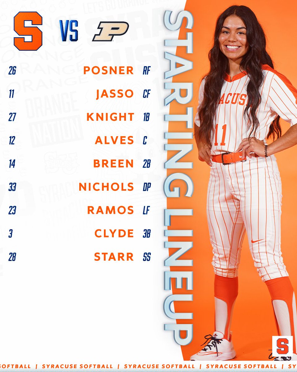 CuseSB's tweet photo. First pitch from Raleigh is just moments away! 🔜
Trinity Nichols gets first career start 👏
#SUSB https://t.co/QXF4gXLdqb