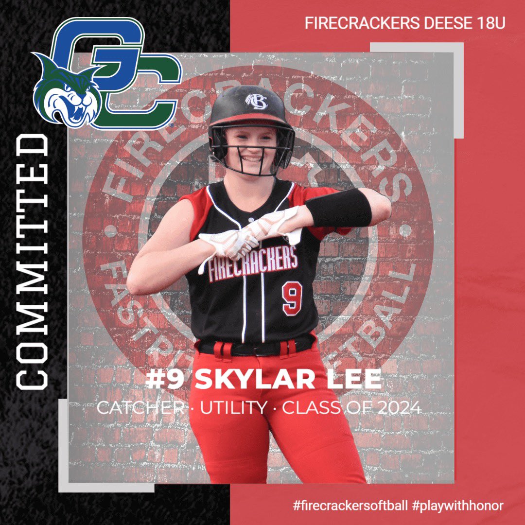 I am very excited to announce that I have verbally committed to Georgia College!!! I am so honored to have this opportunity in my softball career, and to have people in my life that are constantly helping me get to where I want to be. I cannot wait to become a Bobcat!!@GC_Sball