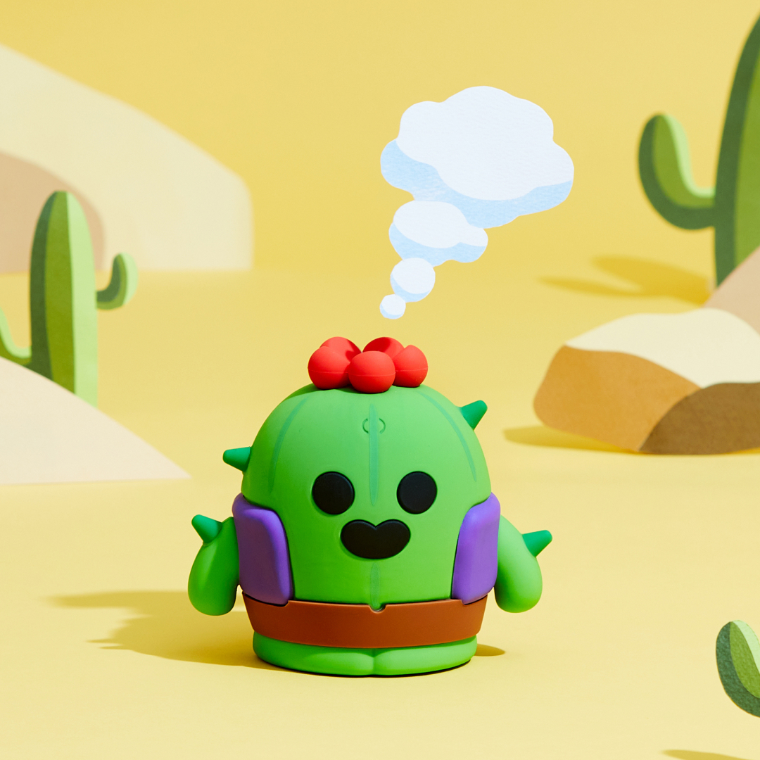 A little oasis in the desert for Brawlers 🏝 Brawl Stars SPIKE Mini ...