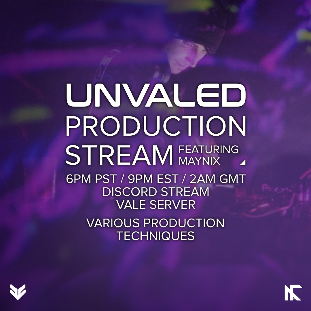 Make sure to join the discord server tonight for some wonderful production insight from <a href="/maynixmusic/">maynix</a>