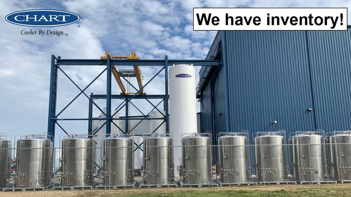ChartInd's tweet photo. We have tanks in stock that are ready to be shipped out today! Contact your local sales rep to learn more.

#TanksInStock #InventoryOnHand https://t.co/uhnnpK7XxV