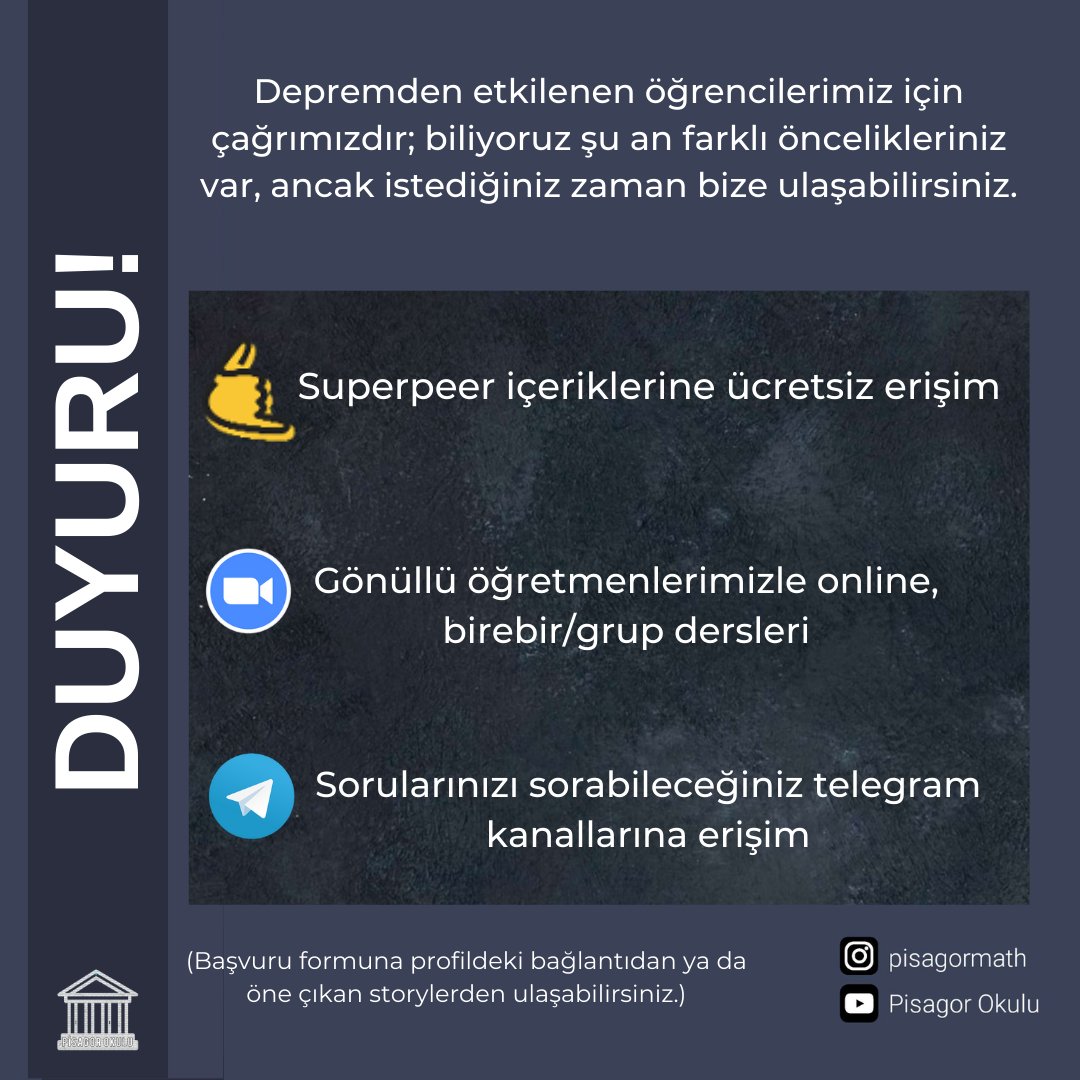 Bilgi ve başvuru için: forms.gle/jPpAC8Q3NRMyfh…