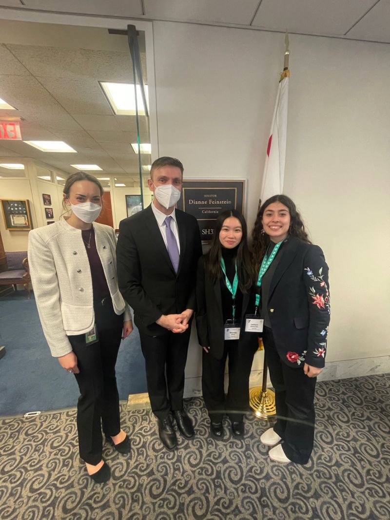 ymcasofca's tweet photo. Over the past week, we joined @ymca for National Advocacy Days! Our staff coordinated meetings for our #Youth Advocates to discuss their legislative priorities with @SenAlexPadilla and @SenFeinstein  staff. We can’t wait to do it again next year!

#YAdvocates #YMCAsofCA https://t.co/kvdaY1wJKQ