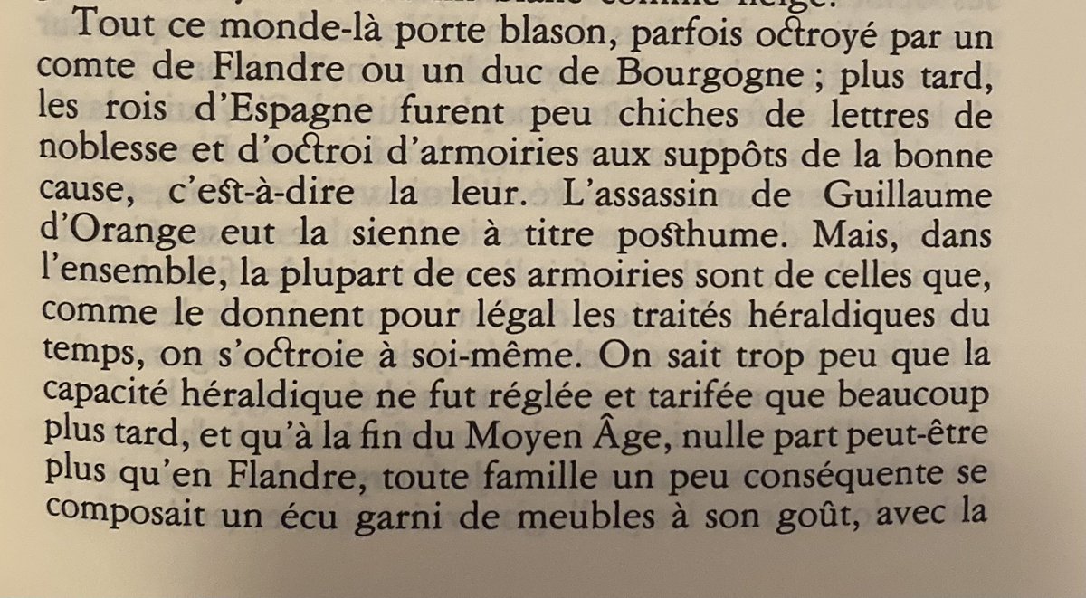 heraldique_fr's tweet image. Pour #LesArmoiriesDuVendredi, quelques lignes de Marguerite #Yourcenar : « Tout ce monde-là porte blason »… (Archives du Nord, Essais et mémoires, Pléiade, p. 971).
