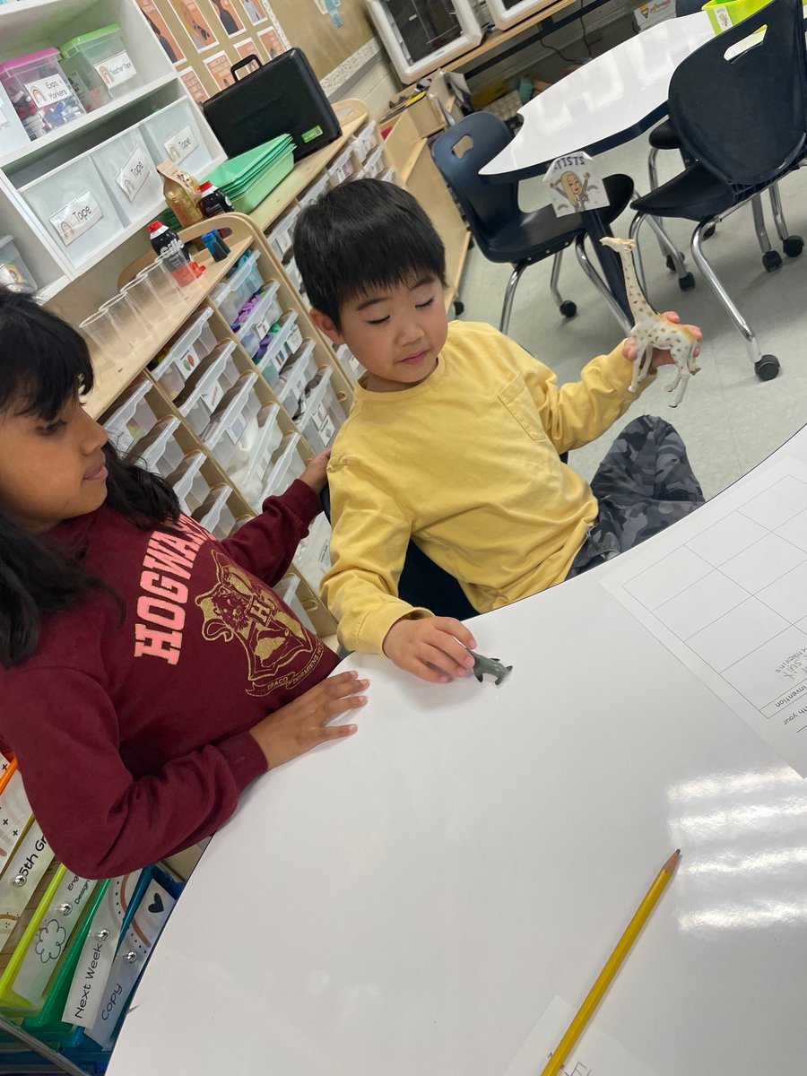 FESsteamlab's tweet photo. First graders studied animals and their functions. Then, they created an animal-inspired invention to solve a human problem! We all loved this biomimicry project. Go 1st grade! https://t.co/IpWn4zl7D8