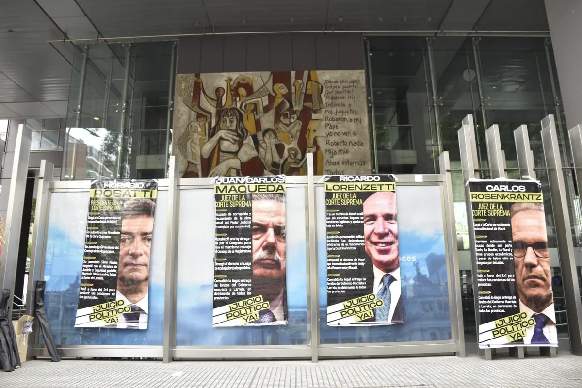 PMCapital's tweet photo. JUICIO POLÍTICO A LA CORTE
Por una justicia que defienda los intereses del pueblo.
#PeronismoMilitante
#PMCABA https://t.co/bs5xF67Gta