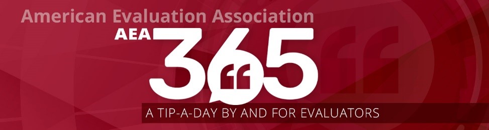 aeaweb's tweet photo. AEA365 highlights Hot Tips, Cool Tricks, Rad Resources, &amp; Lessons Learned for evaluators. If you are interested in contributing to the AEA365 blog, or want to recommend someone to donate, visit the website here: https://t.co/alPkIzNva1 #Evaluators #Evaluation #AEA https://t.co/lV8GATH9jc