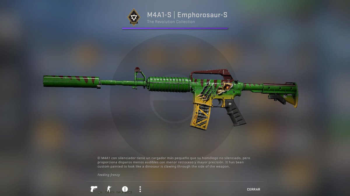 LigaCSGOVIP's tweet photo. 🔥SORTEO CSGO🔥

🎁M4A1-S | Emphorosaur-S (10€)

➡️Para participar

✅Retweet
✅ Seguir  @LigaCSGOVIP @Serra_TV1 y @belizon92 
 ✅ Etiquetar dos amigos

⏰El sorteo termina en 4 días!!

#csgo #csgogiveaways https://t.co/WUOmTvm40X