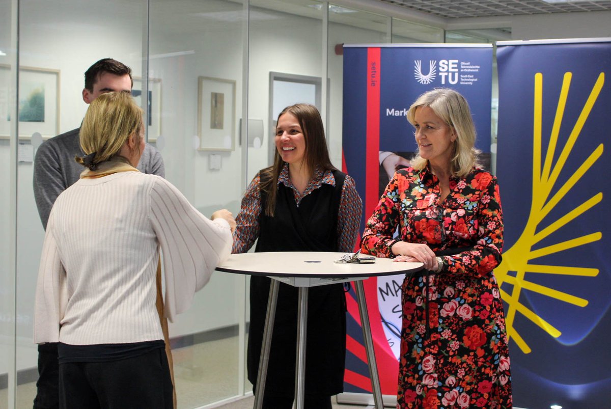 setucwmarketing's tweet photo. The @SETUIreland Carlow Marketing Lecturing Team were delighted to meet with @SETU_President Professor Veronica Campbell. It was a wonderful opportunity to share our long history of delivering marketing programmes in Carlow &amp; plans for the future. https://t.co/jEqpLpbG8W