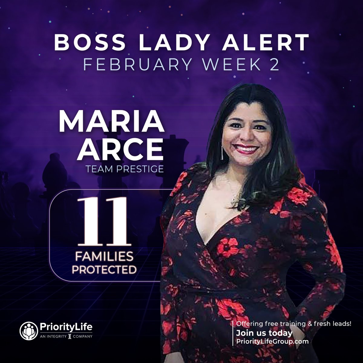 Awesome Job Maria! Thank you for protecting so many families 🙌🏼 #bosslady
.
PriorityLifeGroup.com
.
#insurance #insuranceagent #joinus #workforgood #hardwork #businesswoman #prestige