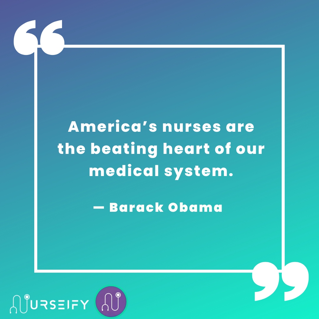 America’s nurses are a big part of our healthcare system. Be encouraged today that your job matters. 💙💜