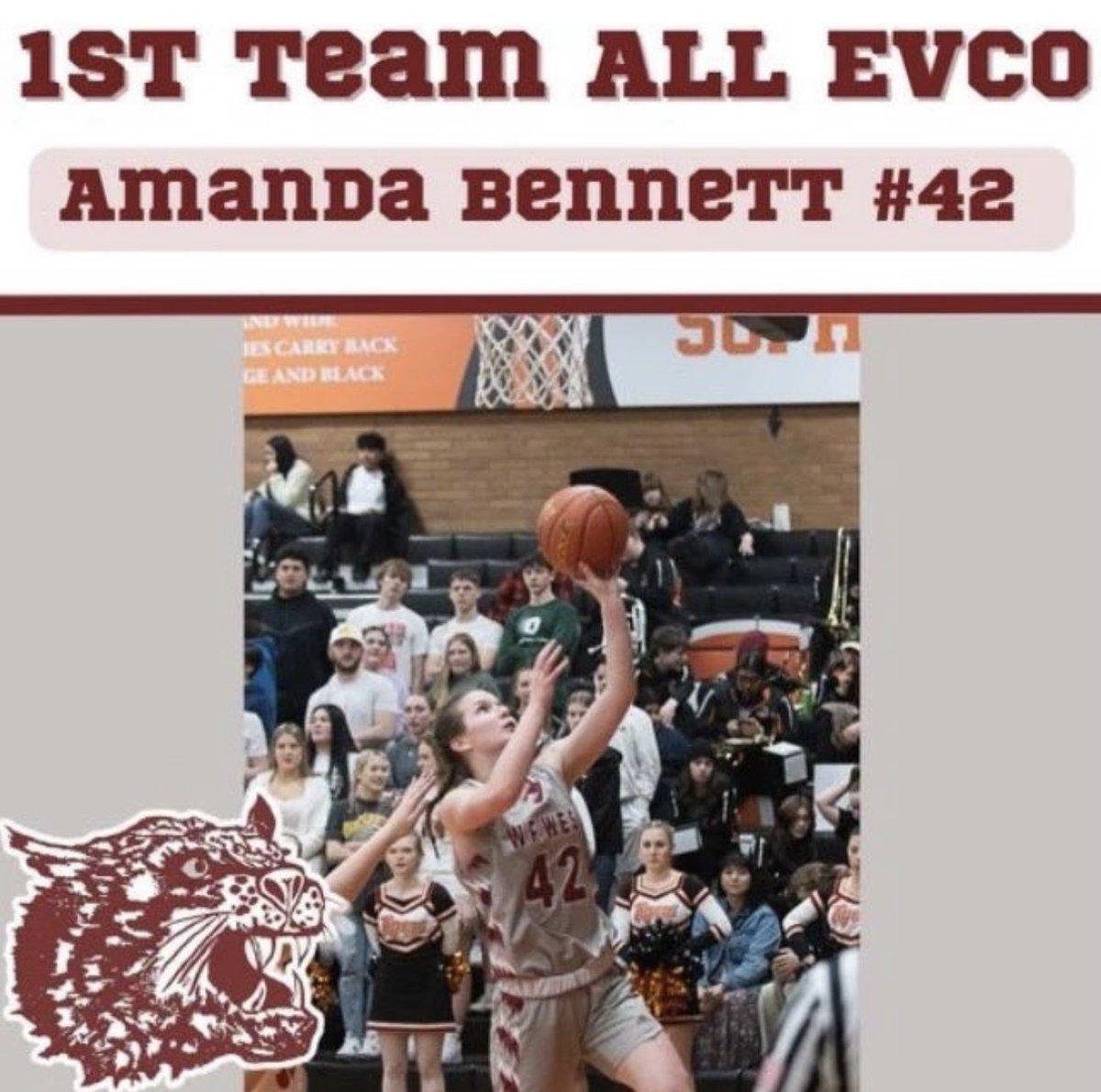 #EIEboost 

Big shoutout to 2025 PG Amanda Bennet for being selected as 1st Team All League. 

#ELITEisEARNED
