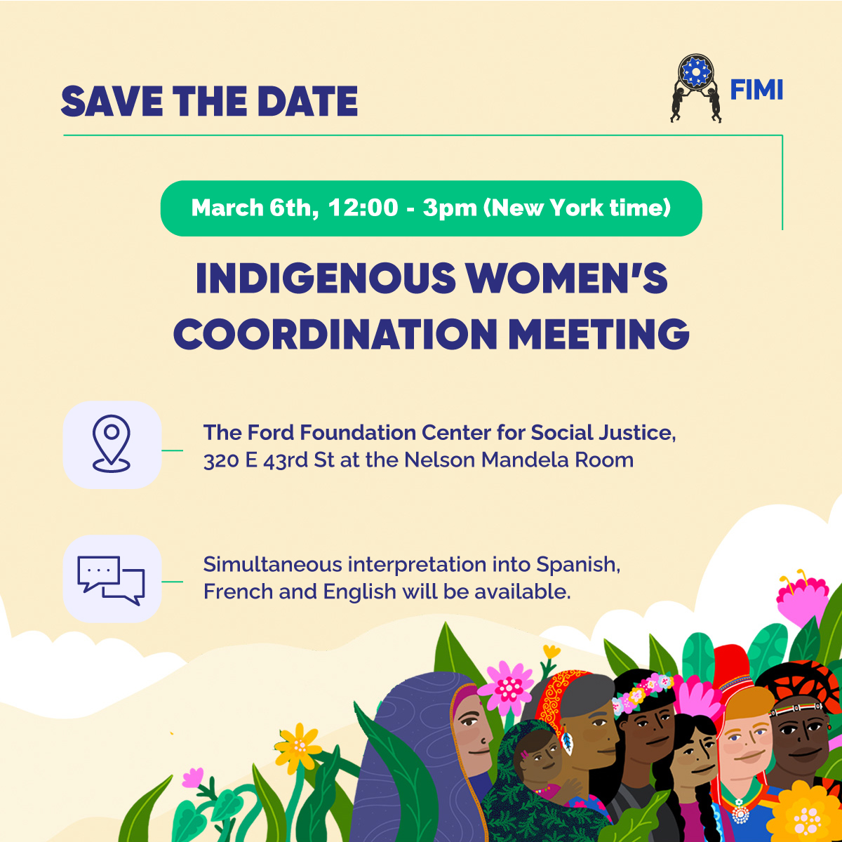 IIWF's tweet photo. If you are an Indigenous Woman leader and are attending the CSW67, you are cordially invited to be part of a session where we will discuss and develop a common understanding of our key issues and priorities globally.Confirm attendance before February 28: https://t.co/SJ9JD2qyOM https://t.co/zu8pGsJ5YM