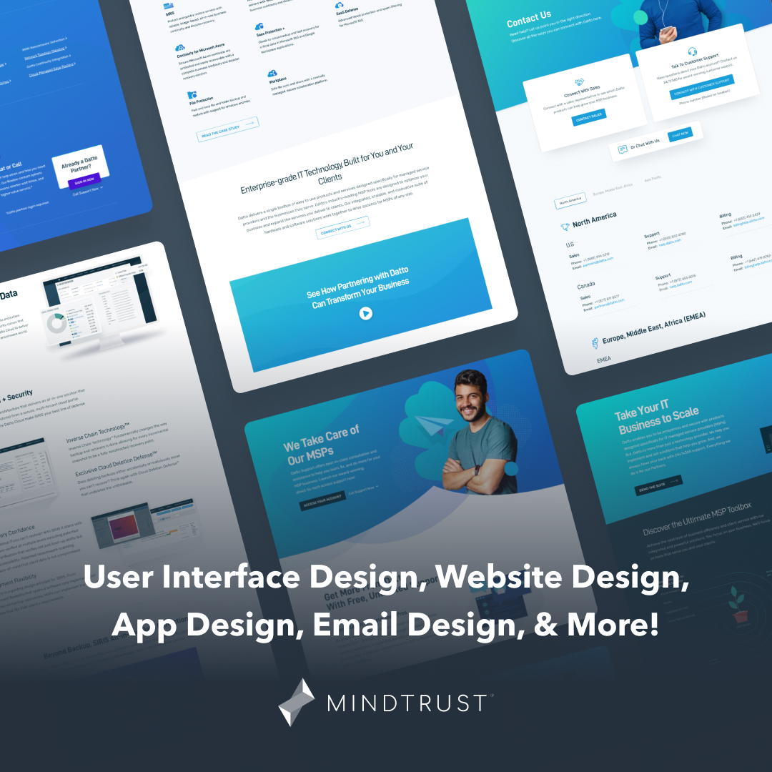 MindTrustHQ's tweet photo. First impressions are everything. Stand out amongst your competition with cutting-edge designs that wow your website and app users and keep them engaged.

Websites ✅
Web &amp; Mobile Apps ✅
Smart Watch &amp; Wearables ✅

#websitedesign #appdesign #designers https://t.co/MWymxeZqNE