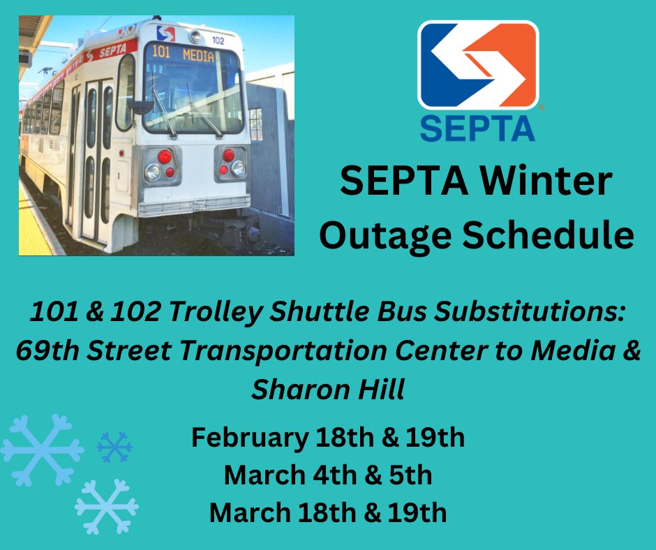 dctma-on-twitter-septa-route-101-and-102-winter-outage-schedule