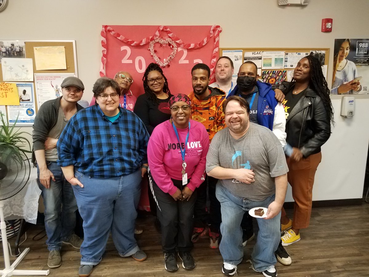 Thresholds' New Freedom Centers (NFC) rounded off this week of love with a #ValentinesDay dance! 💘 Nearly 60 Thresholds clients enjoyed dancing, talking, eating, playing pool & meeting new friends. #Friyay