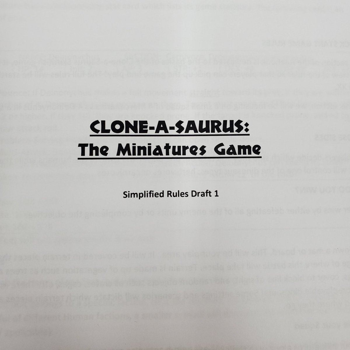 WedgeDAntilles's tweet image. I'm making a Board Game!

Truth be told, this game originally started as something different but now has split into two projects (more on that later 🤭)

This is a wargame that pits Dino vs Dino and Humans vs Dino!

If you have questions let me know!