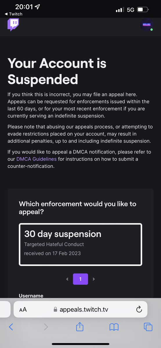 Targeted hateful conduct, <a href="/Twitch/">Twitch</a> I don’t have any clue of what I have done you haven’t specified what I have done. Can anyone help me out here…