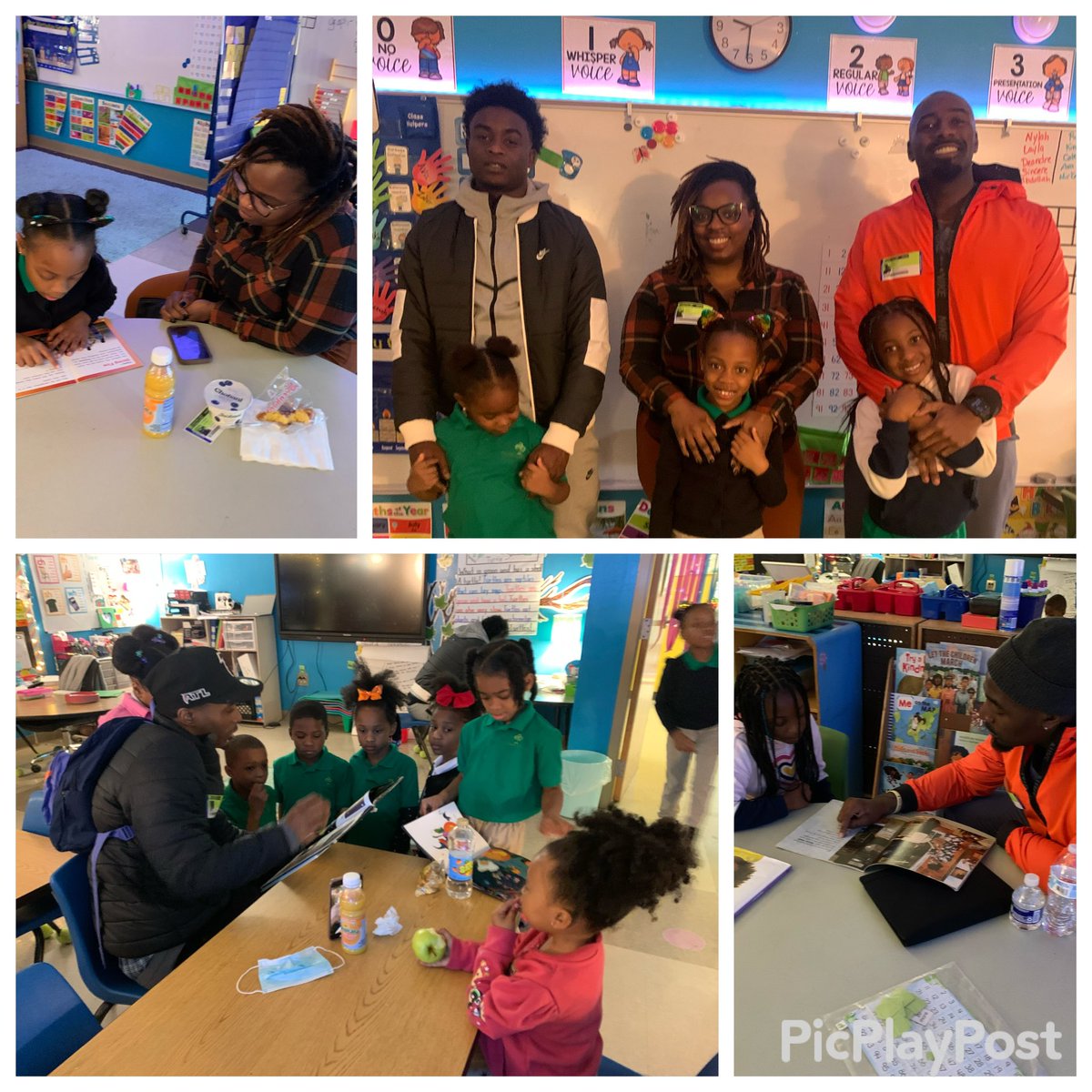 HylaMonet's tweet photo. Bring your child to work day?! Over on the WEst-side it was “Bring Your Parent to School” day! We’re taking family engagement to a whole new level!! “Our FAMILIES, communities, and partners make us stronger.” It’s the Kindezi Way! #geniusawakening 💚🖤🐼 @KindeziSchool https://t.co/QfLRXgGiA1