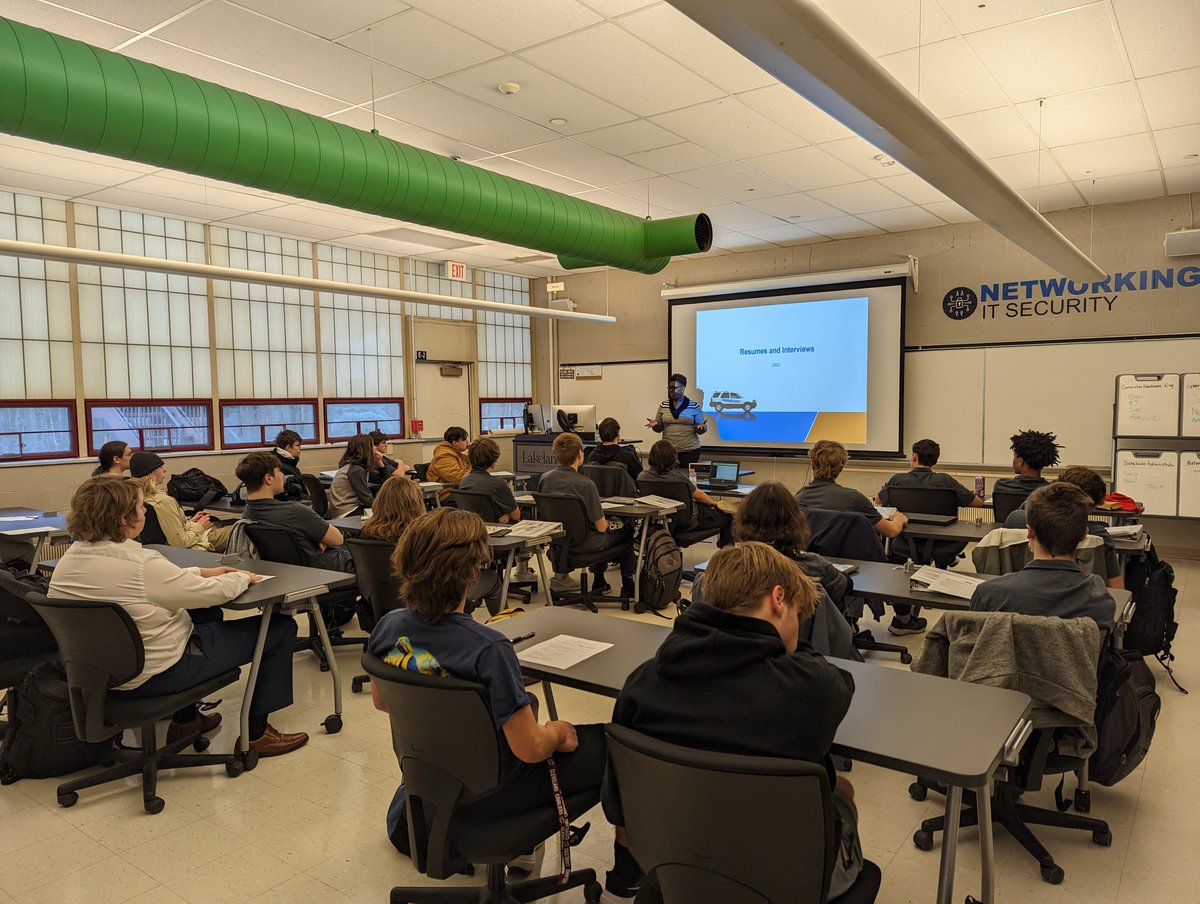 Thank you <a href="/ask_progressive/">Progressive Ins.</a>  for hosting a fabulous Resume and Interview Workshop with our IT programs <a href="/LakeShoreCP/">Lake Shore Compact</a>