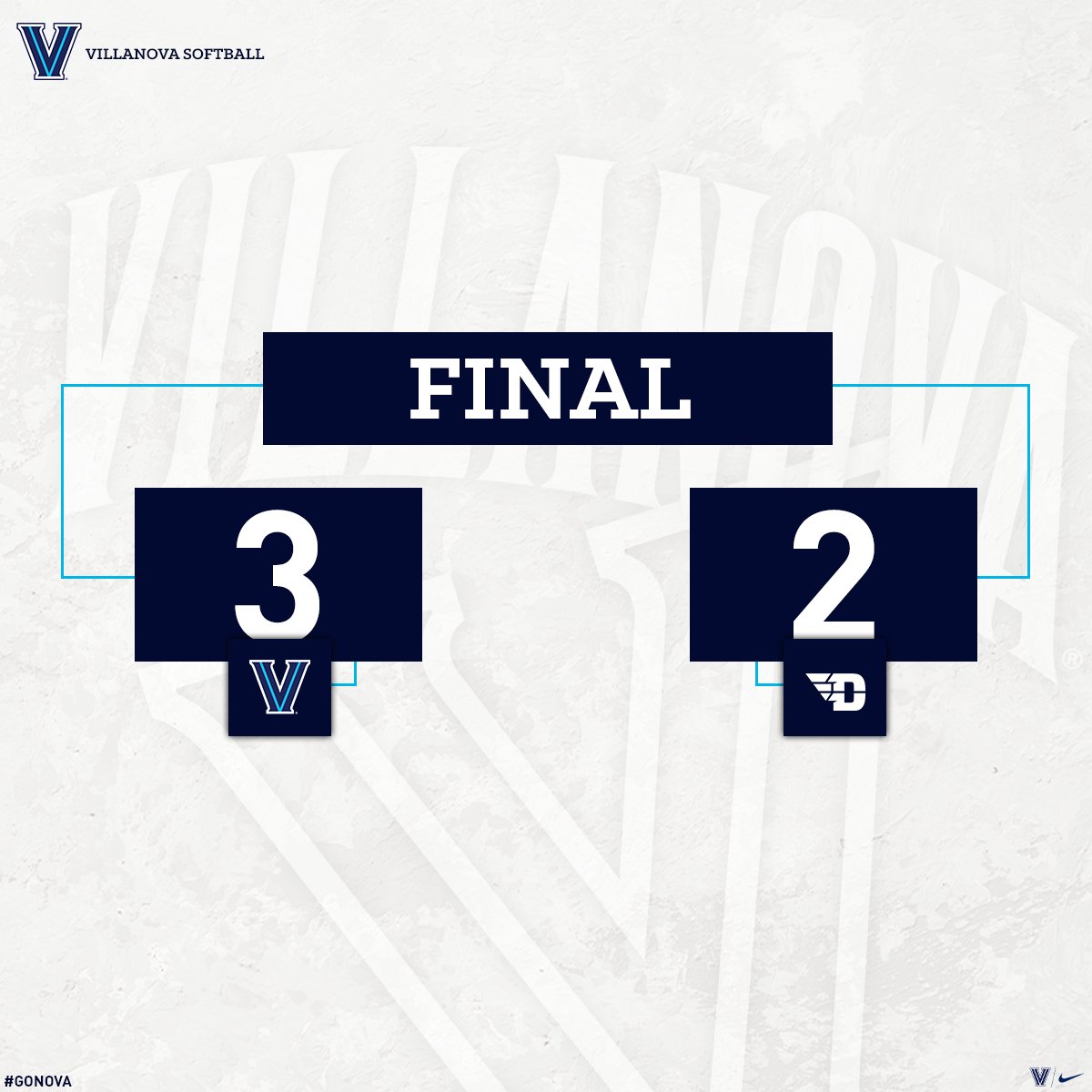 VUSoftball's tweet photo. We start the weekend 1-0!

#GoNova https://t.co/R8pNrB4hVp