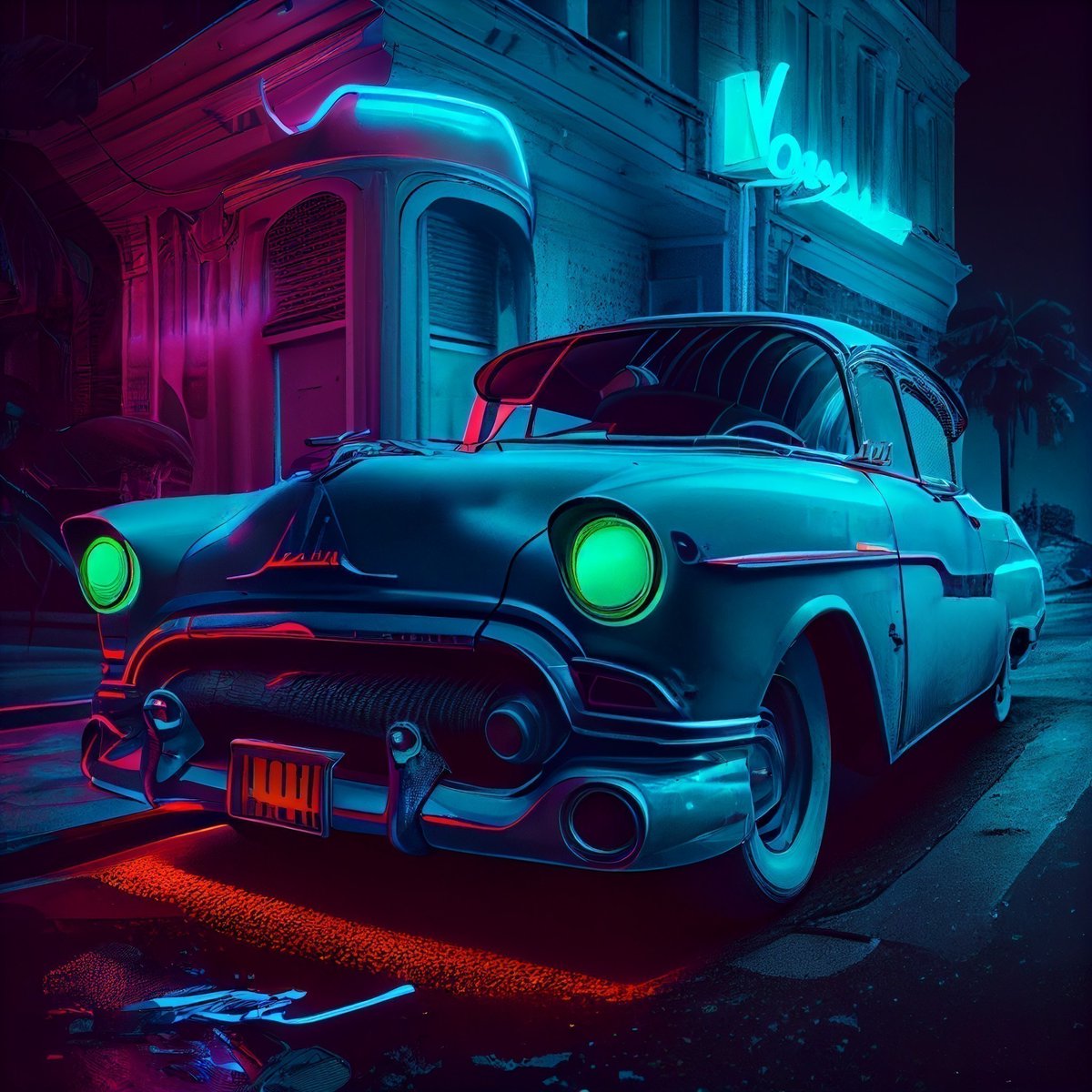 LimedesignIT's tweet photo. "Neon Nostalgia: A 50s Classic Car Illustrated in Lights"
#Car #Neon #50s #Illustration #Classic #SleekLines #Exciting #WallArt #RetroStyle #GraphicDesign #printing https://t.co/Oi7fzUexgg