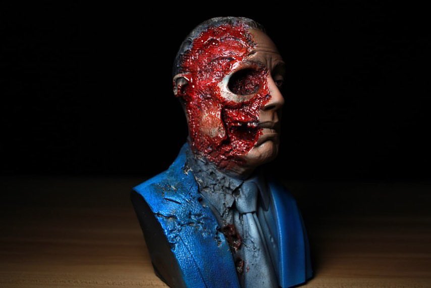 Wow! This is so insanely cool!!! Danko Ko created this 3D printed bust of #GusFring from the infamous 
#BreakingBad episode, #FaceOff!

Thank you for sharing your incredible work, what a great tribute. 🙏🏽 #FanArtFriday
