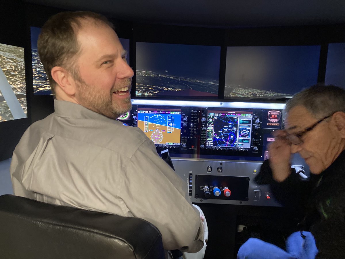 GRCPresJohnson's tweet image. Enjoyed hosting Matt Hayes and Dana Riley Black from Museum of Flight with our amazing Aviation program team in GRC’s flight simulators today. Careers in aviation are right in your neighborhood! Check out GRC!
#GreenRiverCollege 
#MuseumOfFlight