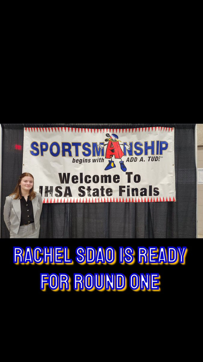 ConnArtist99's tweet photo. Congratulations to 2023 IHSA State Speaker in Original Comedy Rachel Sdao! We are proud of you!! @FSD145 @SuptAnnaAfsd145 @BethSummers110 @Squatchman05 @PretzSports @im_justjena @ihsafan #IHSA #wesalty #CTFR https://t.co/YZRbK33qlT