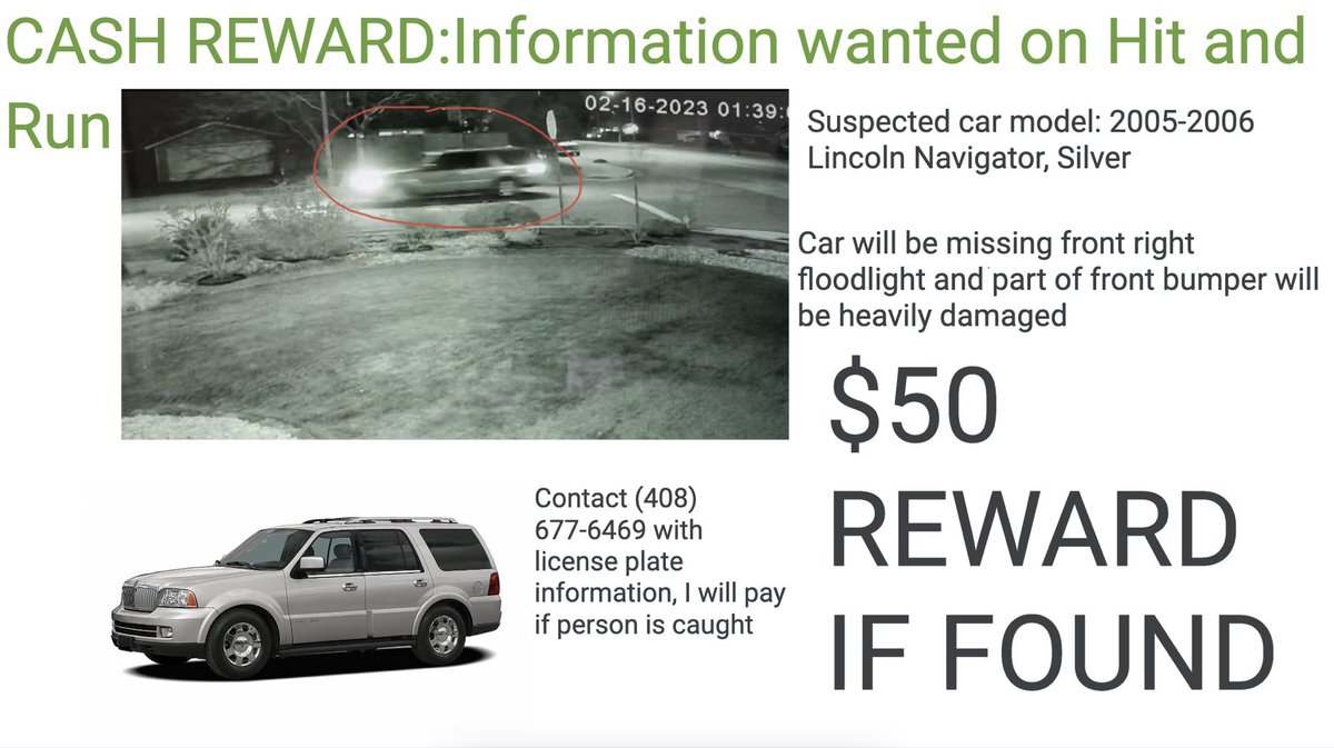 Zalky_Boy's tweet photo. My car got totaled 2 nights ago, this happened off Kooser onto Gatewood lane in San Jose. There is a $50 reward if the person is caught. PLEASE SHARE https://t.co/fUTHxCS6l1