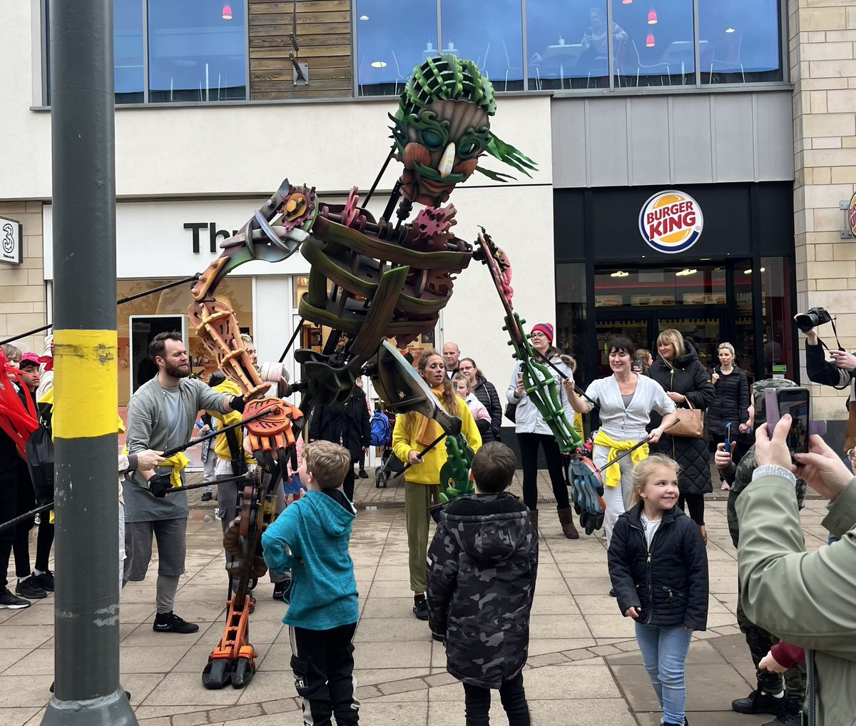 jorgordon's tweet photo. Brilliant few days @thecorecorby for #Splore. Loved seeing our fantastic Core Create and Over 55s Dancers supporting each other on Queens Square. Highlight had to be @AutinDT and their Sea Giant Eko’s town centre walkabout tho… awesome. Well done @JoeFlavin4 and all the team. https://t.co/YwKo2vxNhi
