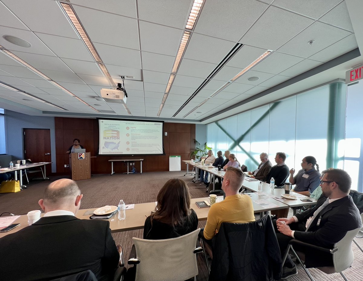 douglascountyks's tweet photo. Community leaders and policymakers attended a Catalyzer Breakfast this morning, Feb. 17, at @KuInnovation. The event kicked off Day 2 of the E3 Nation Tour with @ForwardCities.
@CityofEudora @lawrenceks @LawrenceChamber @networkkansas @DCCFoundation 
#e3nation #forwardcities https://t.co/Br9iNz4Srr
