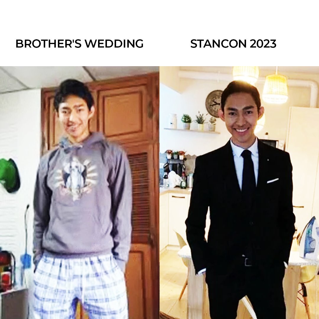 getstanapp's tweet photo. STANNERS' got their priority straight 😎

#STANCON #STAN https://t.co/zBbLJpe2NI