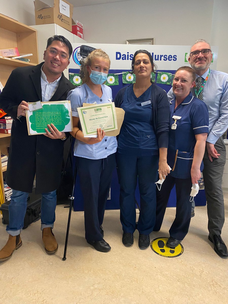 NursingOlol's tweet photo. Yesterday, we hosted  lunch for our nurses who were nominated for a Daisy Award. We are fortunate  to have an organisation filled with an incredible calibre of compassionate, caring nurses @AdrianCleary101 @DunnillEithne @KirwanEdel @pmahon77 @OLOLM4E @DAISY4Nurses https://t.co/Bjicgiz1U5