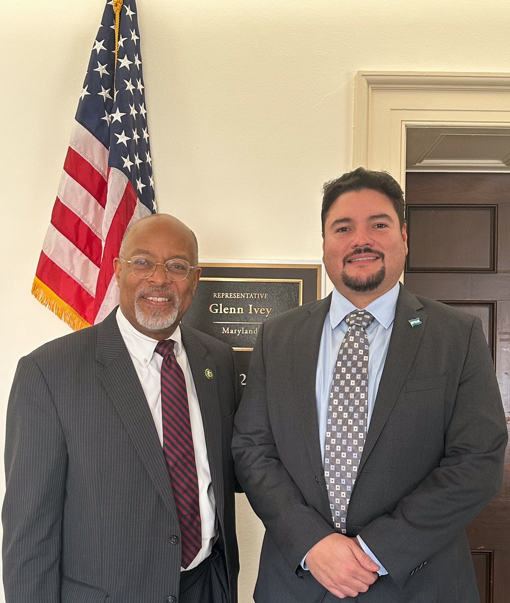 RepGlennIvey's tweet photo. I met with Ambassador @JavierEBS last week to discuss issues important to Hondurans in the US. I’m looking forward to building a positive relationship with Honduras/@EmbHondurasUSA! 🇭🇳🇺🇸 https://t.co/FUdrPwXHel