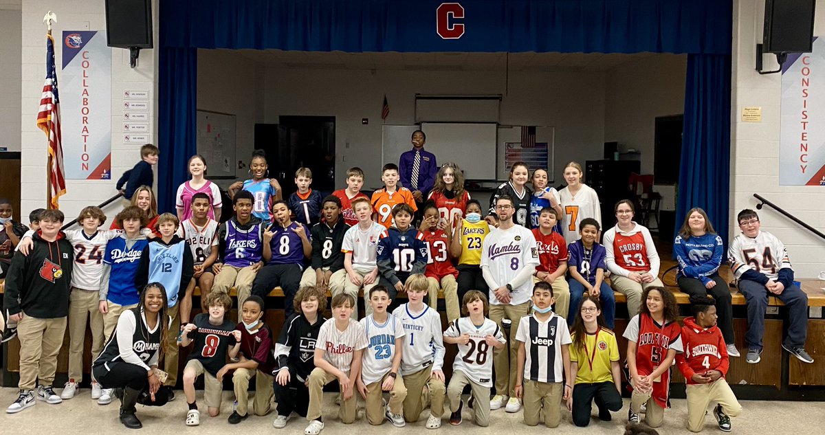 clryan25's tweet photo. What a way to end the week! @CrosbyMiddle Sprit Week was a success thanks to our student led BSU and Mr. Kevin Ashford
#AllInAllTheTime 
#MiddleLeads
#WeAreJCPS https://t.co/nEAIgGqYCb