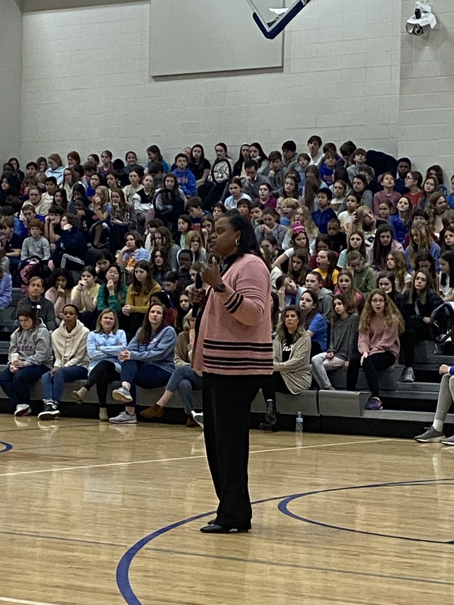 Grateful to hear from <a href="/huntley_liz/">Liz Huntley</a> and Kathryn McDonald <a href="/pizitzmiddle/">Louis Pizitz Middle School</a> this morning!