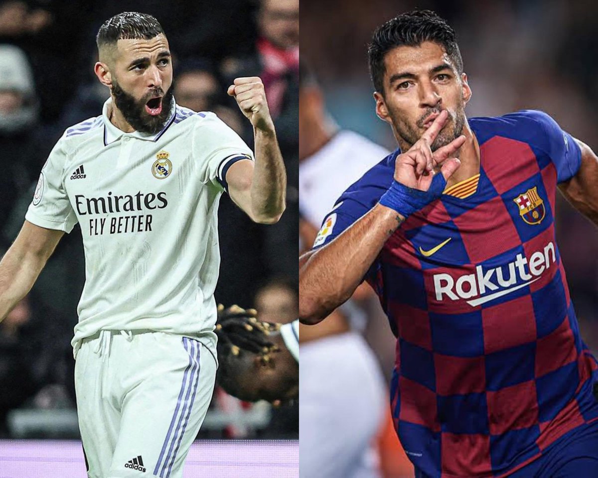 TipsFutbol's tweet photo. Karim Benzema necesitó tener 34 años para alcanzar su primera temporada con una combinación de +50 G/A.

Luis Suárez ya lo ha hecho 7 veces en su carrera y NUNCA ha estado nominado al TOP3 del Balón de Oro. INCREÍBLE. https://t.co/FwE10VMxIR