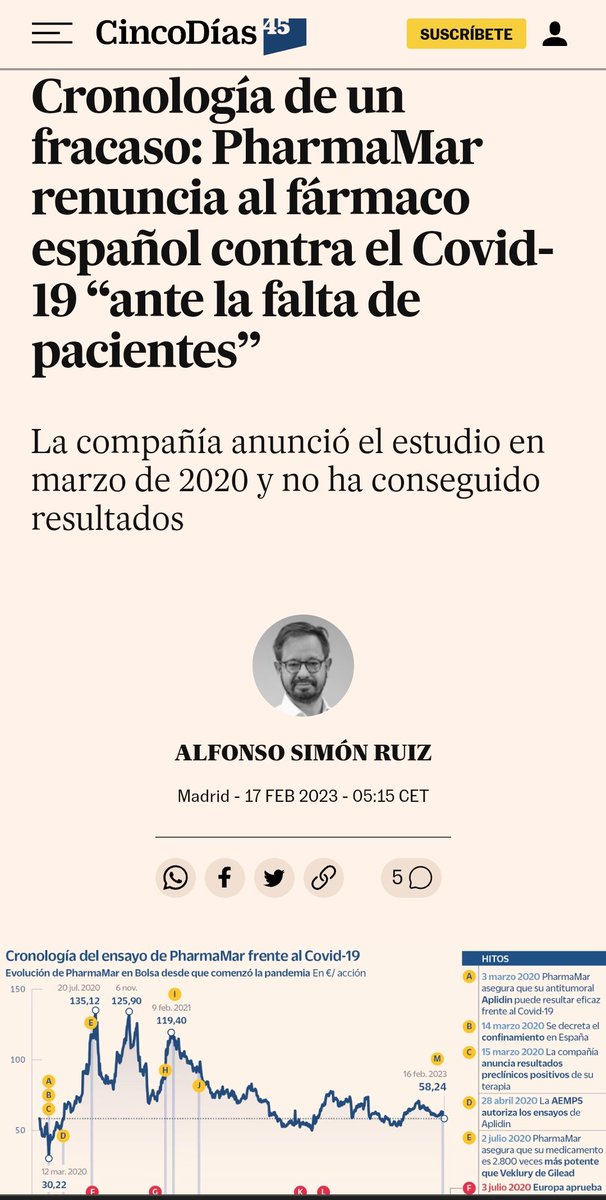climarepentino's tweet photo. 🚨🚨 PharmaMar renuncia al fármaco español contra el Covid-19 “ante la falta de pacientes”‼️

Por qué no se presentó voluntario su presidente? 🤣

Enésimo pelotazo a costa del contribuyente y los covidiotas 😷🐑

💃🏥 No os olvidéis de aplaudir a las 8

💉 Seguras y eficaces https://t.co/wA90UO4Hud