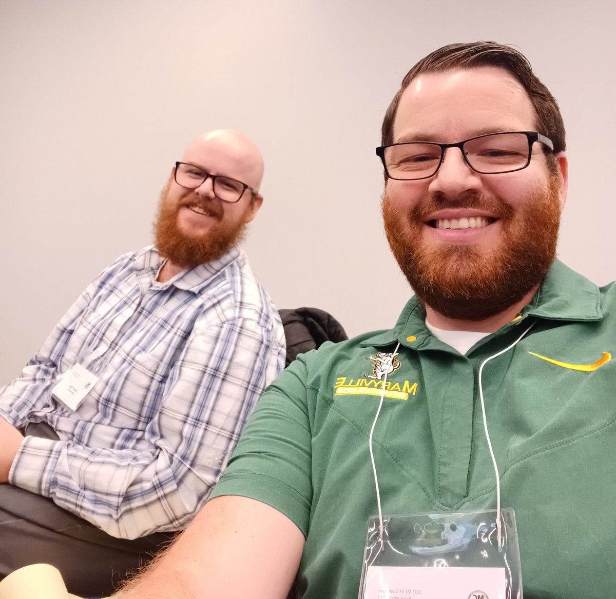Josh Lefeber (@lefeber_josh) on Twitter photo Attending #MCSS2023 with <a href="/DWCHistory/">David Clark</a> soaking up history, strategy, and best practices! #SpoofhoundPride Attending #MCSS2023 with <a href="/DWCHistory/">David Clark</a> soaking up history, strategy, and best practices! #SpoofhoundPride