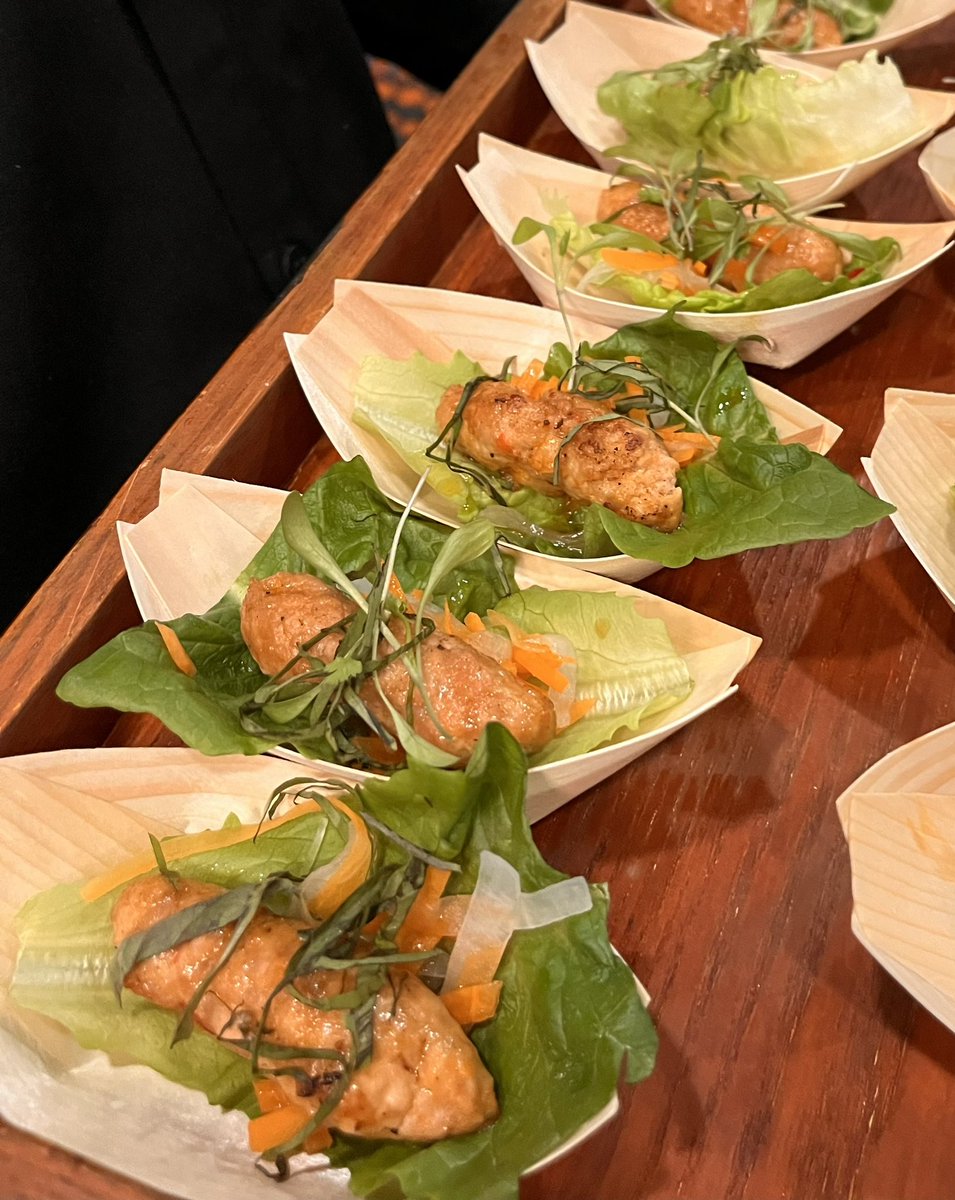 Did you enjoy the canapés during the reception? Our current champs <a href="/sheffcol/">The Sheffield College</a> were showing off their Philippine inspired menu! Yum!
