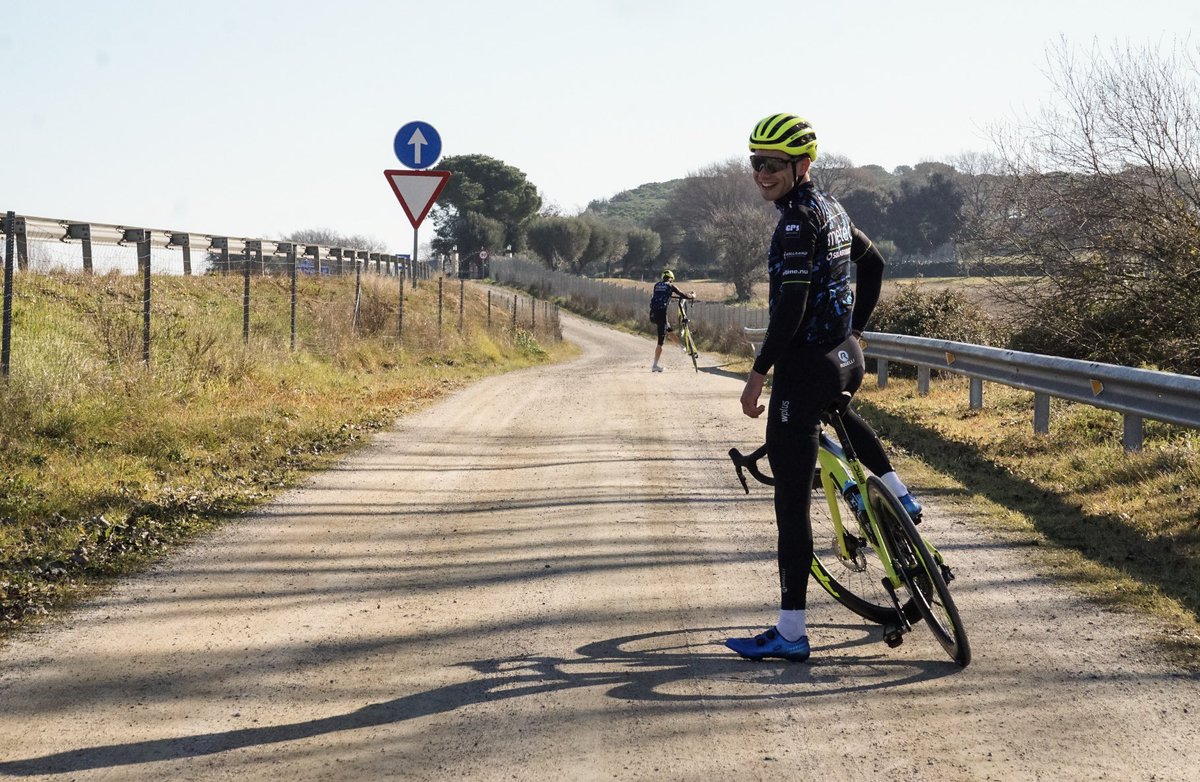 No gravel, no party! 

Halverwege het trainingskamp in Lloret de Mar.