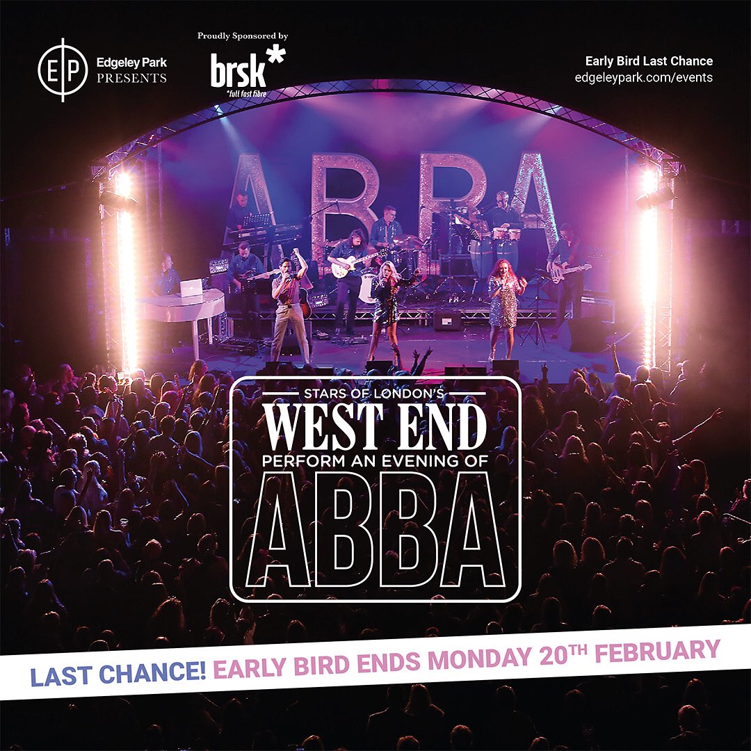 Stockport County on Twitter "Over 1000 tickets sold for ABBA already