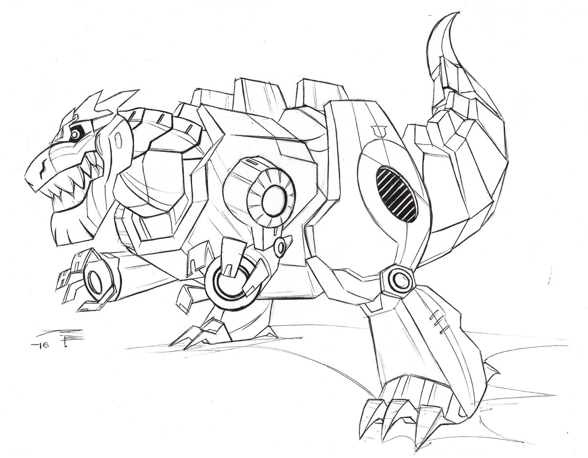 Crocoloops's tweet image. Grimlock from Transformers