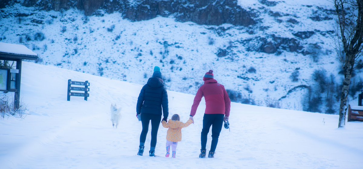 A beautiful family which we met at Glenriff forest #QUBMScBlogger