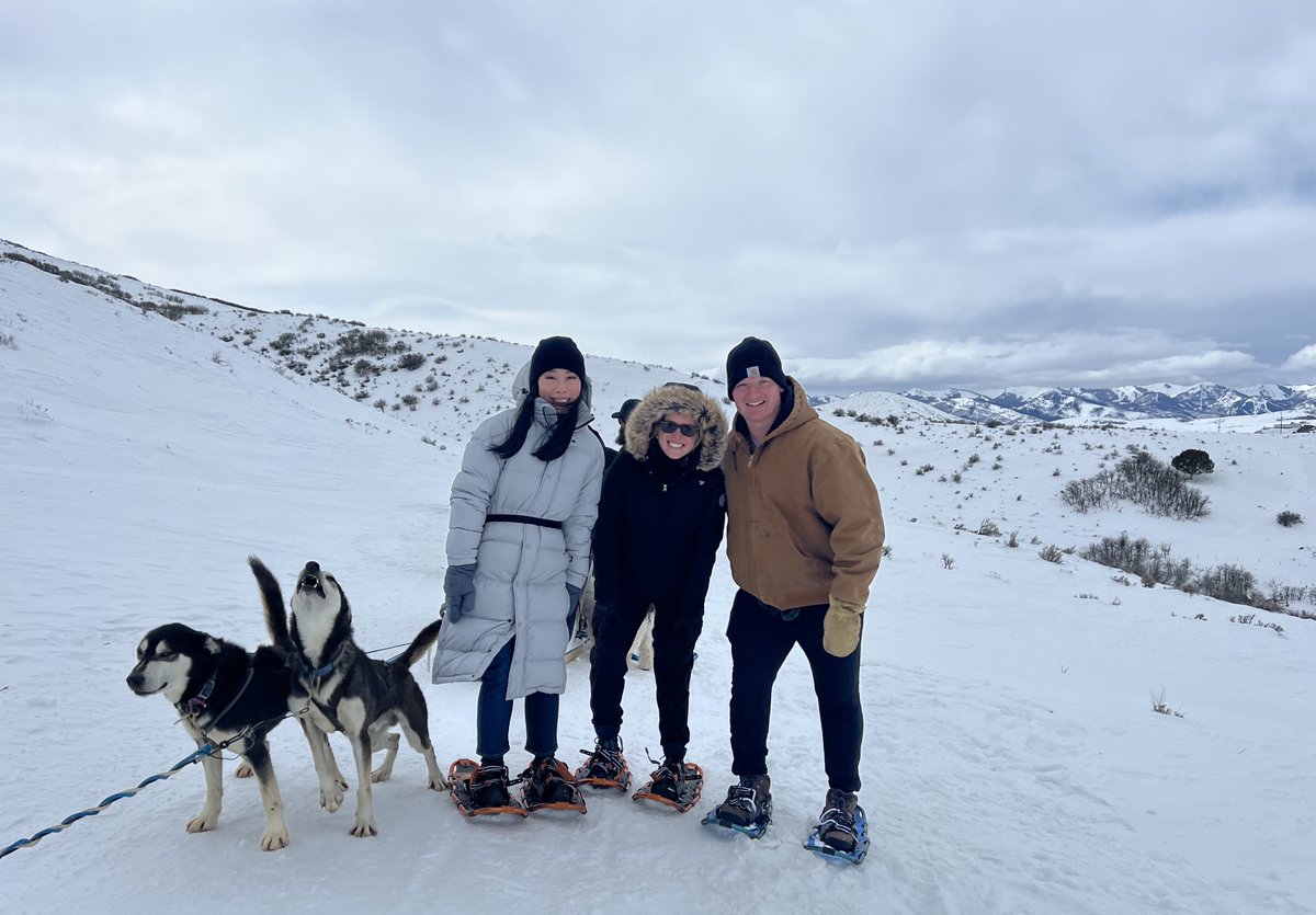 That's a wrap to our first retreat. Our team flew in from different cities and spent a few days together at the beautiful Salt Lake City 🗻 Fully recharged for the exciting year ahead! 

The absolute highlight was our day trip to @lobosdogsled

#companyretreat #biotech #startup