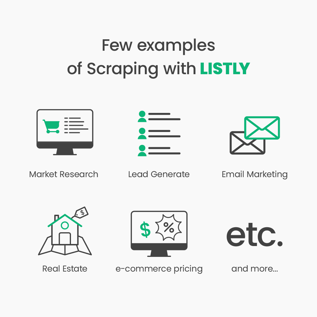 listly_io's tweet image. Web scraping, also known as online data extraction or web data scraping, is utilized by individuals and businesses who want to gain an advantage through the analysis of freely accessible web data. 😃
#noncoding #webscraping #webextraction #data #chromeextensions #onlinetools