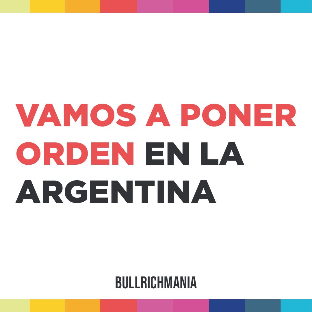 BullrichmaniaMe's tweet photo. Se viene orden y futuro en nuestro país. 💪🏼🇦🇷

Falta poco para que @PatoBullrich lo haga realidad⚡️

#Bullrichmania #PatoVasASerPresidente https://t.co/8NRwMwMI6Z